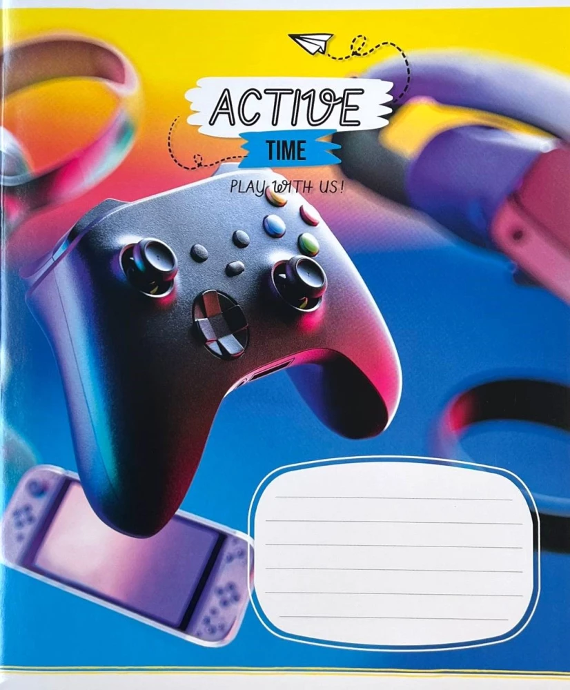 Active Time A5 Grid Notebook