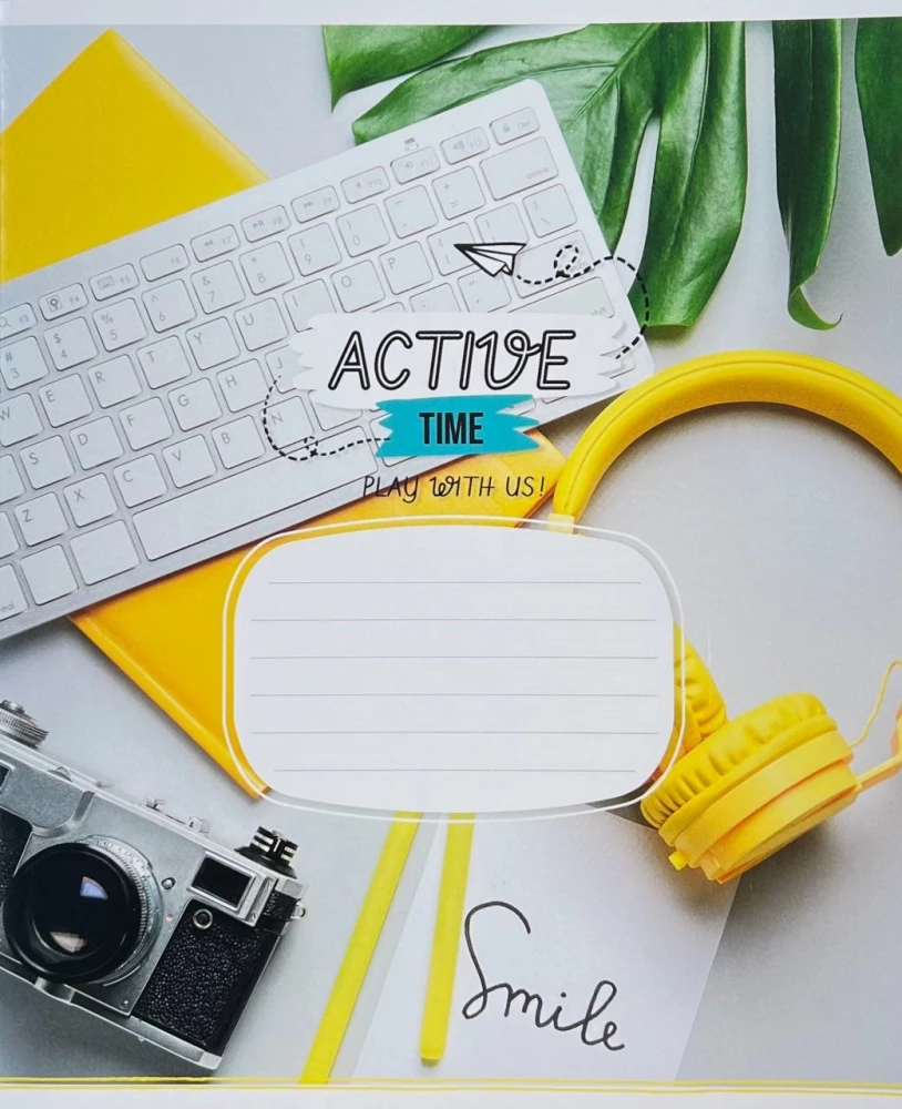 Active Time A5 Grid Notebook