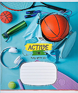Active Time A5 Grid Notebook