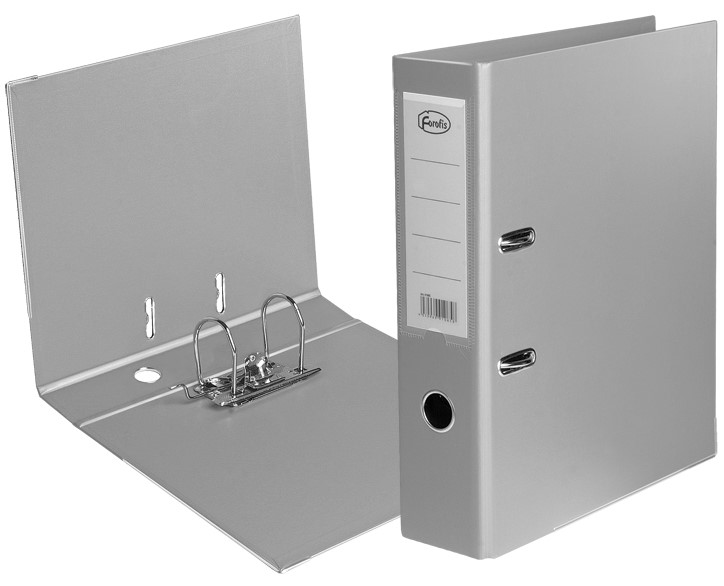 Katalogas - registratorius PREMIER, A4, 70mm, pilkas