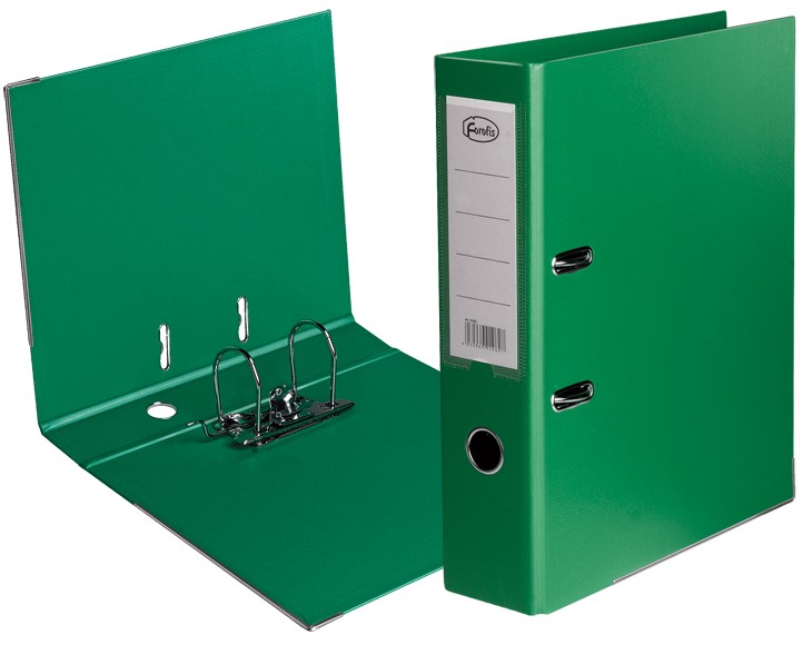 Failų registratorius PREMIER, A4, 70mm, žalias