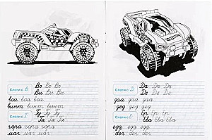Hot Wheels Calligraphy Trainer. Writing Syllables and Words