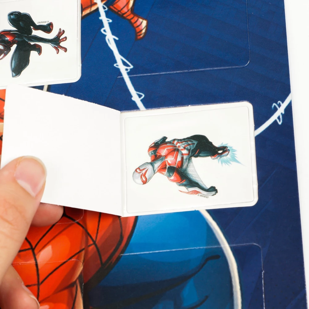 Advent calendar with Spider-Man MARVEL temporary tattoos