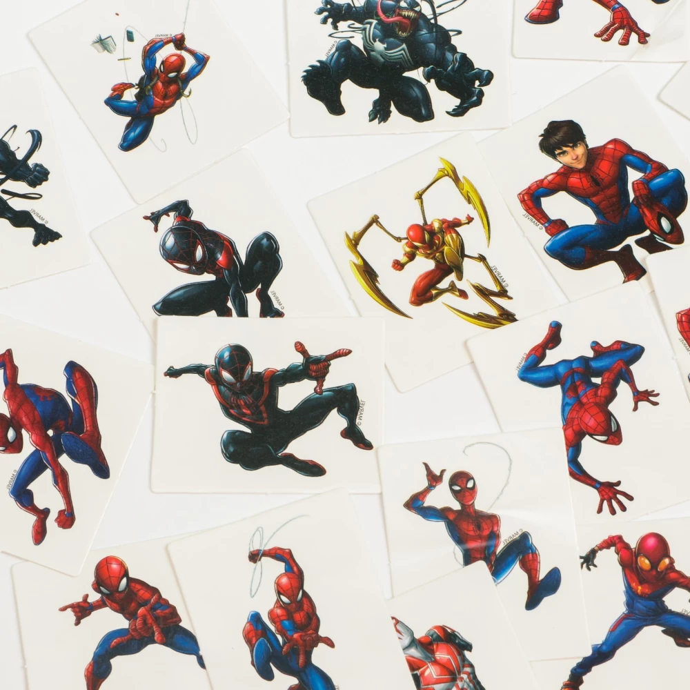 Advent calendar with Spider-Man MARVEL temporary tattoos