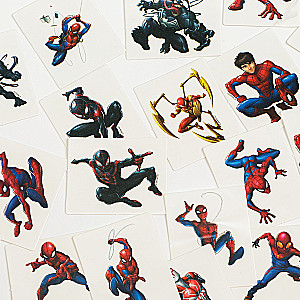 Advent calendar with Spider-Man MARVEL temporary tattoos
