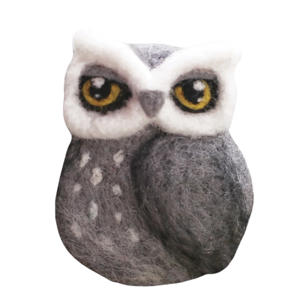 Wool Brooch Owl