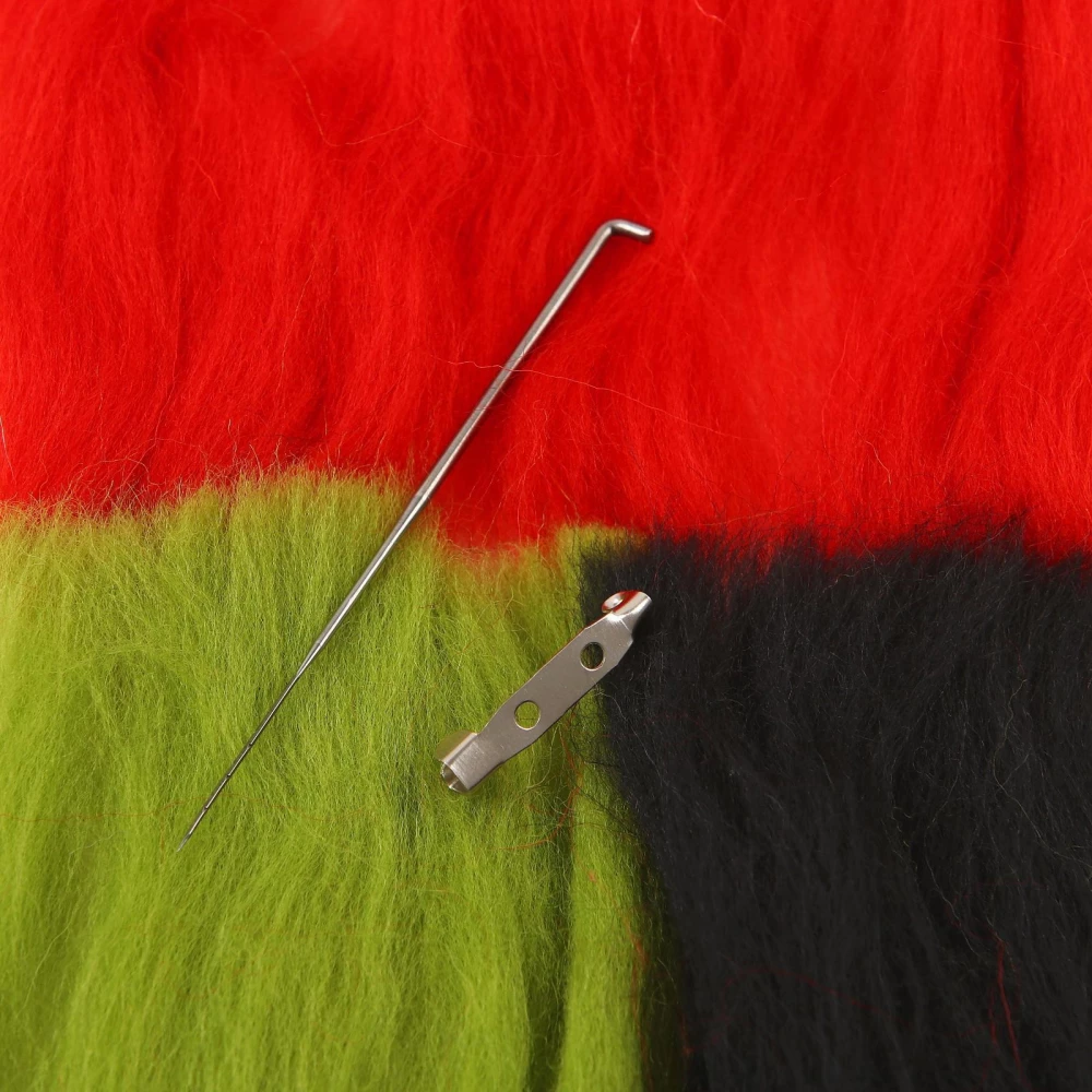 Wool Poppy Brooch