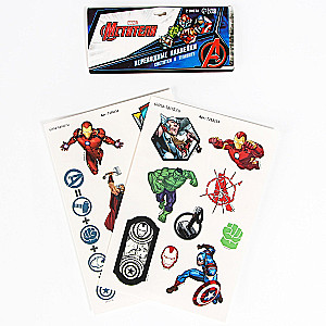 Transfer Stickers Avengers (glow in the dark)