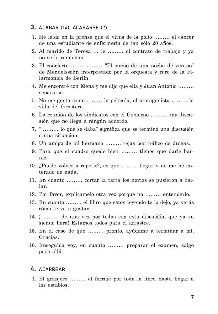Practicum on Spanish Grammar. Verb