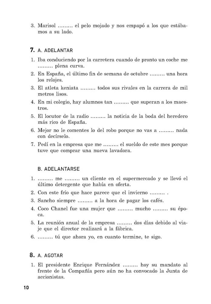 Practicum on Spanish Grammar. Verb