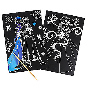 Engraving with a Rainbow Base Frozen (10x15 cm)