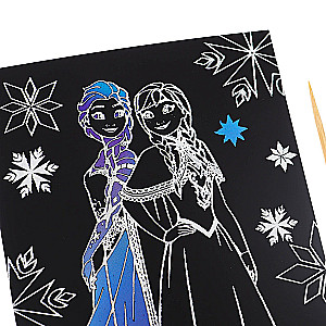 Engraving with a Rainbow Base Frozen (10x15 cm)