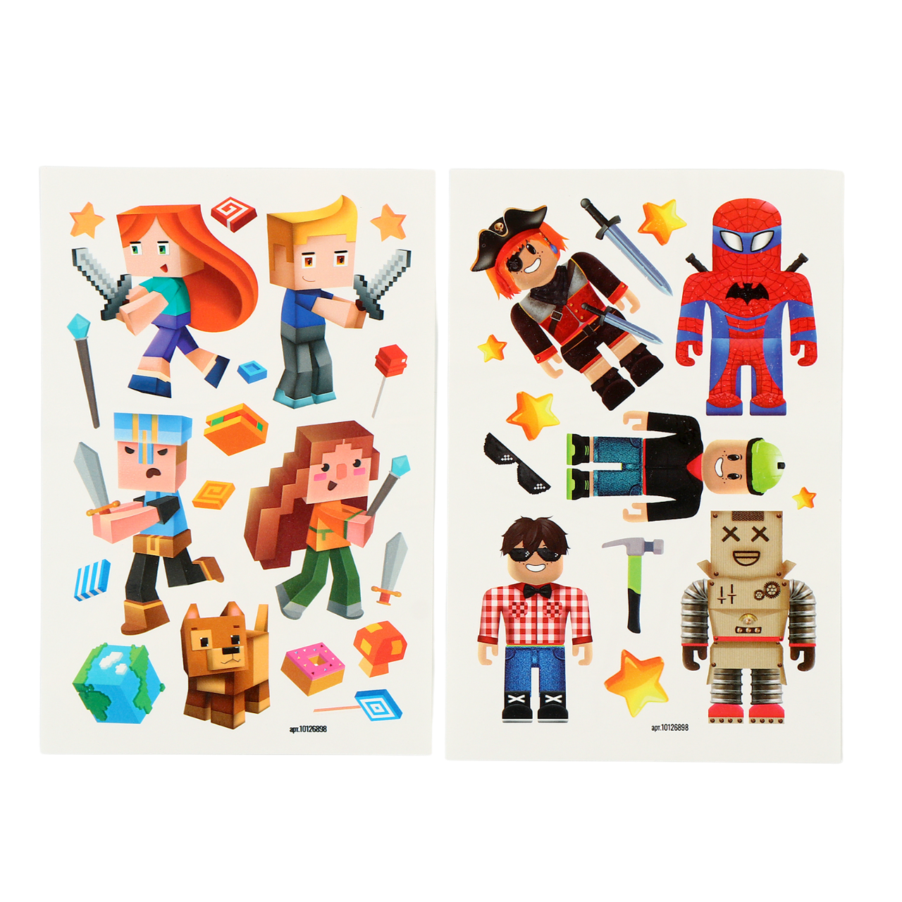 Pārvietojamās tetovējumi Pikseļu pasaule