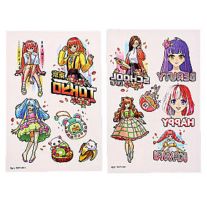 Anime Tattoos. Schoolgirls
