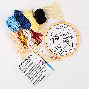 Creativity Set Carpet Embroidery. Frozen. Elsa