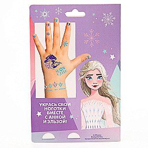 Manicure set with transfer stickers Frozen