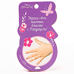 Manicure set. Nail stickers, Rapunzel