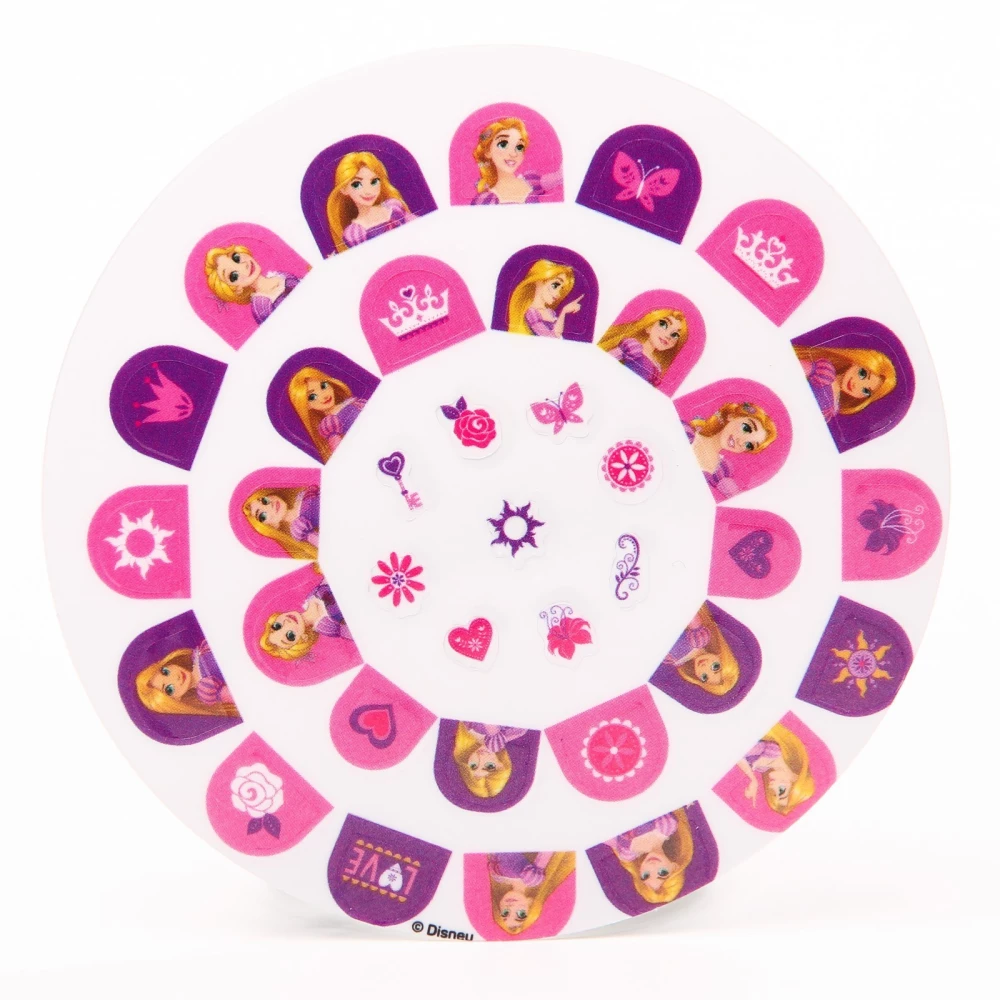 Manicure set. Nail stickers, Rapunzel