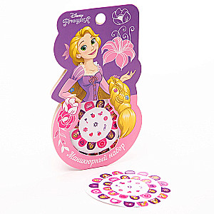 Manicure set. Nail stickers, Rapunzel