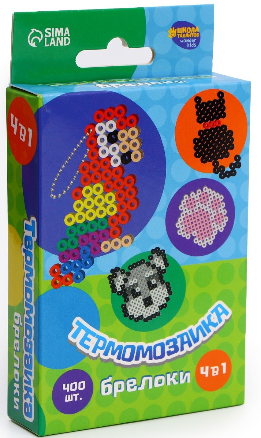 Termomosaika Zwierzęta domowe z pincetą, breloczkiem