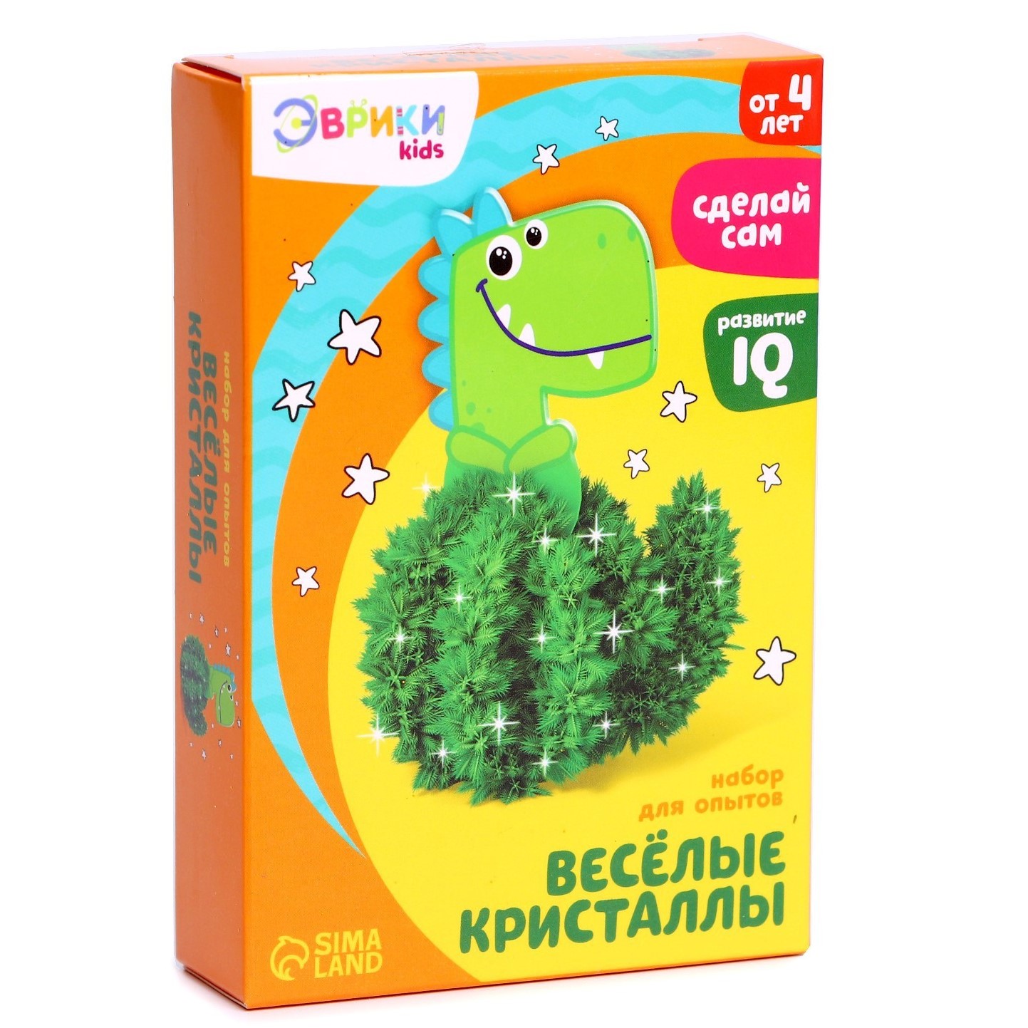 Zestaw do doświadczeń Wesołe kryształy, dinozaur