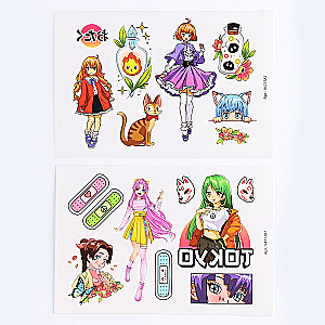 Anime Tattoos. Girls