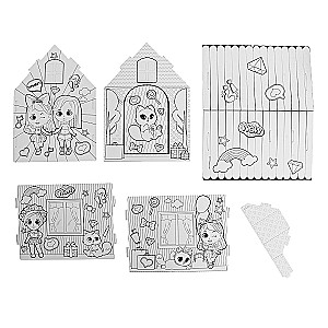 Coloring House Fashion House 3in1