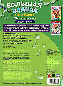 Big Water Coloring Book Forest Dwellers