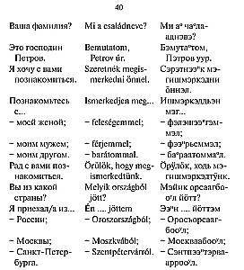 Rosyjsko-węgierski rozmównik
