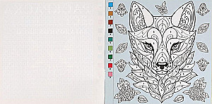 Coloring Quest by Color. Mysterious Foxes