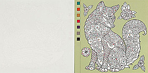 Coloring Quest by Color. Mysterious Foxes