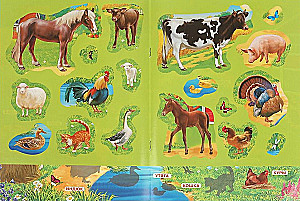 Sticker Book Domestic Animals