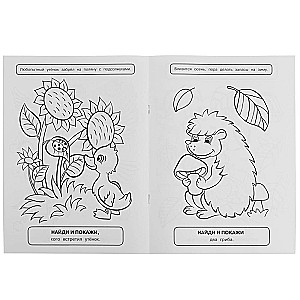 Coloring Book with Developmental Tasks Seasons