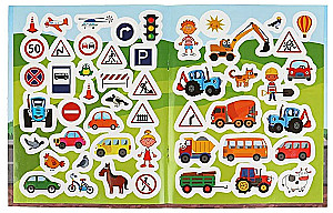 Traffic Rules. Educational Activities. Blue Tractor