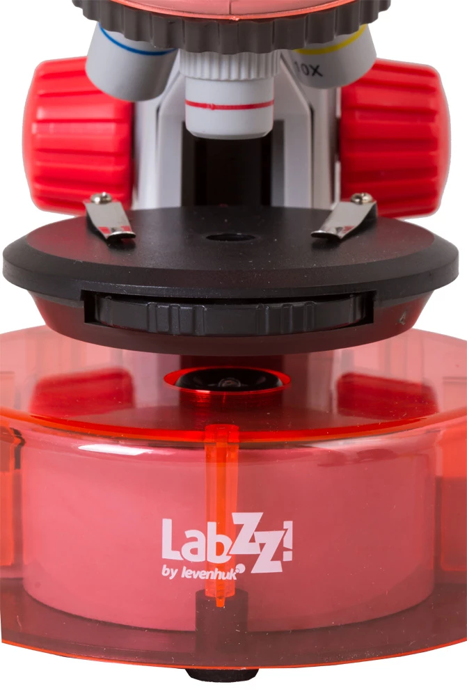 Levenhuk LabZZ M101 Orange Children's Microscope, 40x-640x, with Experiment Kit