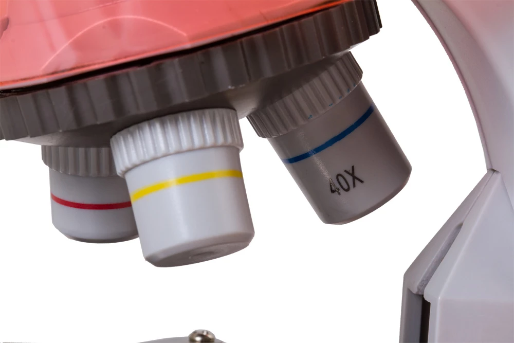 Levenhuk LabZZ M101 Orange Children's Microscope, 40x-640x, with Experiment Kit