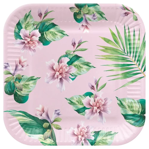 Exotic Parrot Disposable Plates (8 pcs)