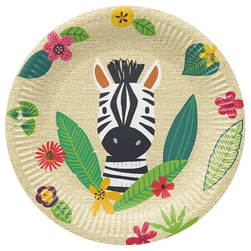 Disposable Plates Jungle Friends (8 pcs)