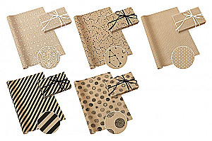 Gift wrapping kraft paper (70x200 cm), 6