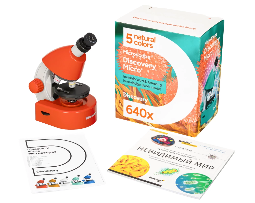 Children's Microscope Discovery Micro Terra, 40x-640x, with a Book