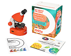 Children's Microscope Discovery Micro Terra, 40x-640x, with a Book