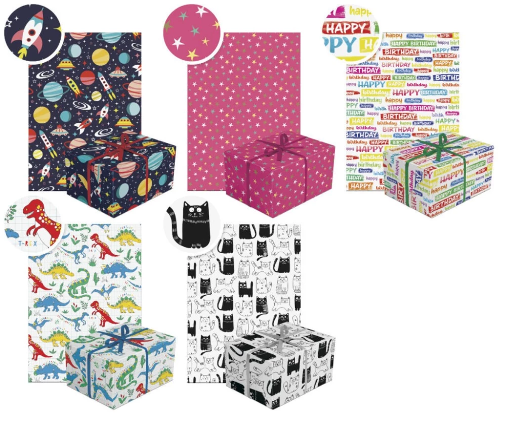 Gift Wrapping Paper PAW Neutral (70x200 cm), 26
