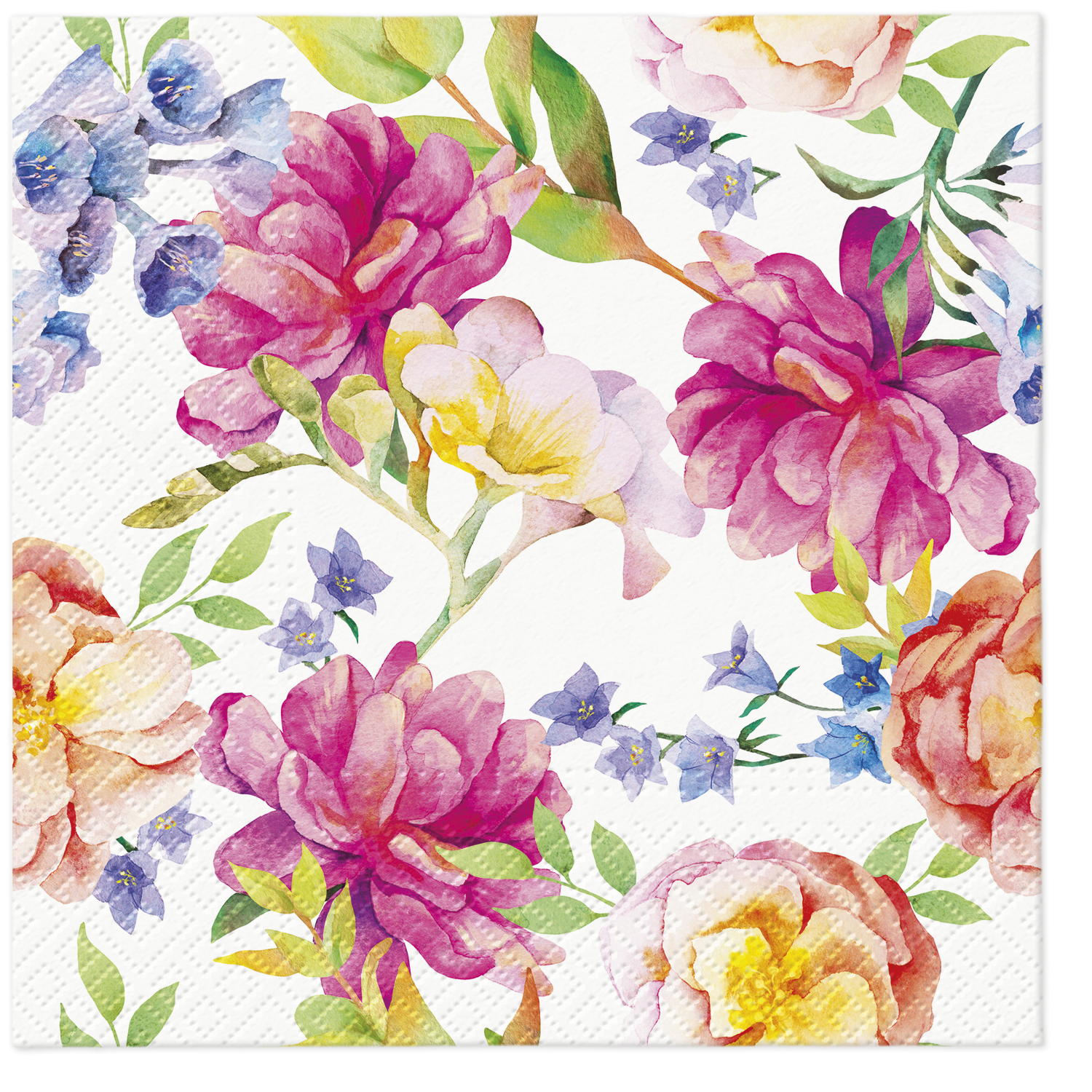 Салфетки Orchid with Peony, 33x33 см, 20 штук