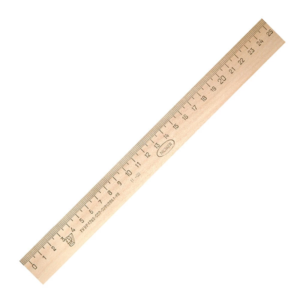Linijka drewniana (25 cm)