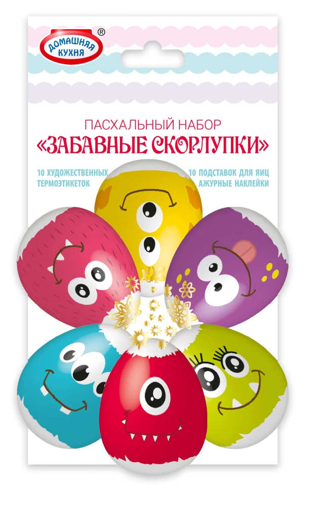 Easter set Thermal stickers, coasters in a paper envelope (mix)
