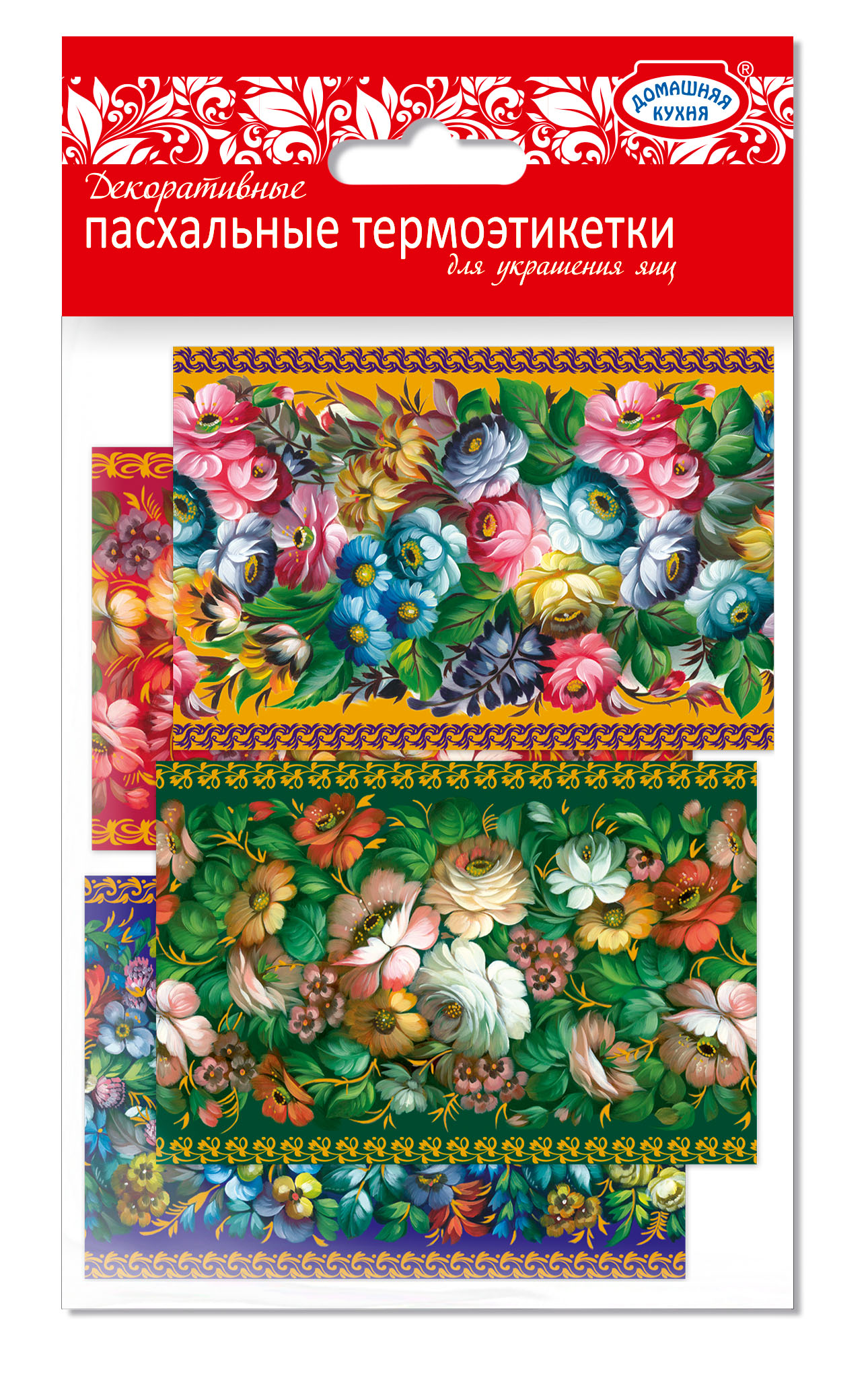 Dekoratīvās Lieldienu termoetiķetes olu rotāšanai (asorti)