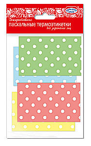 Decorative Easter Thermal Stickers for Egg Decoration (Assorted)