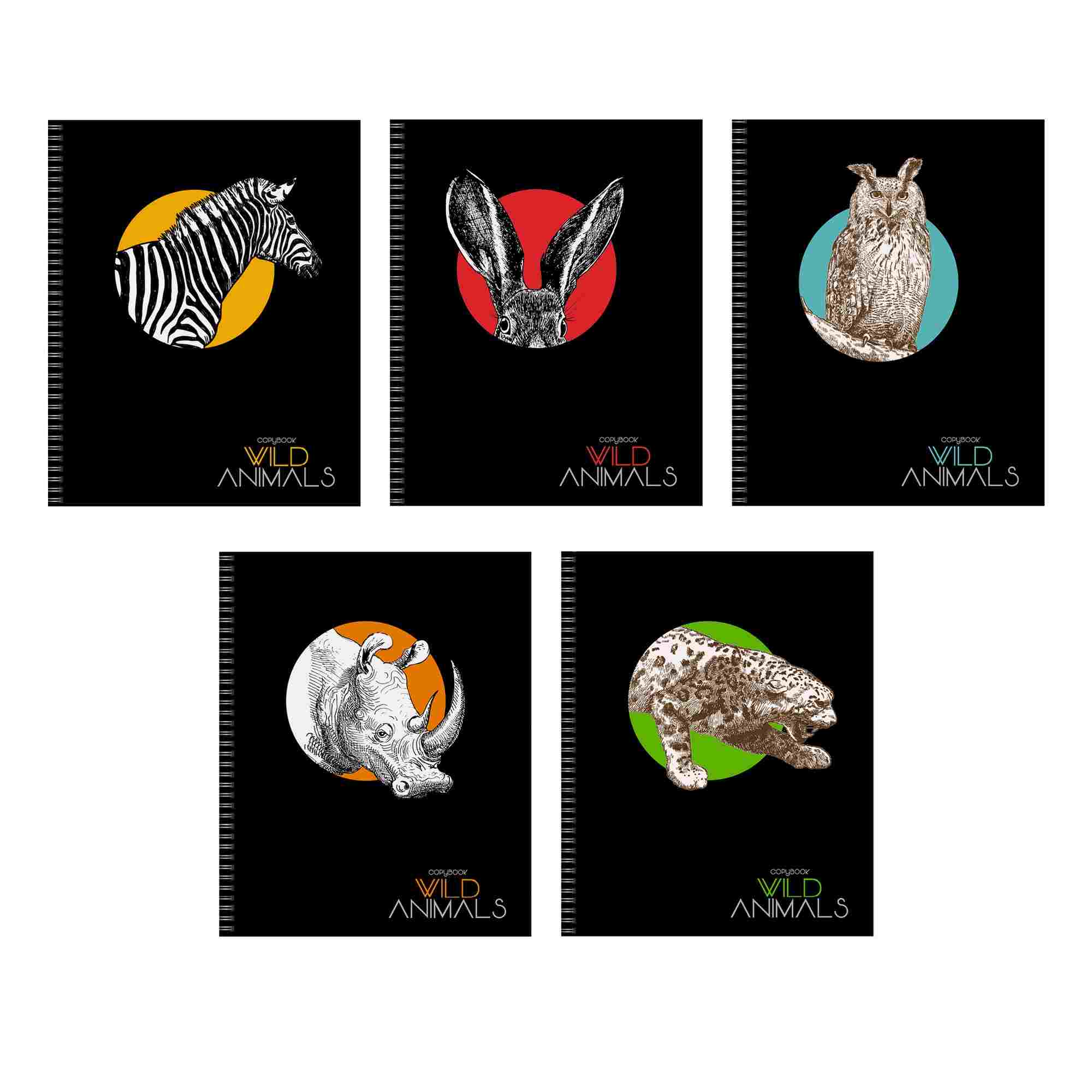 Notes A5 w kratkę Art & Zoo (96 stron)