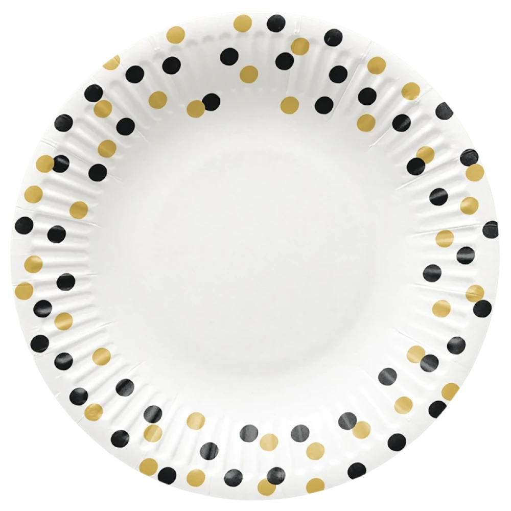 Confeti Disposable Plates (8 pieces)