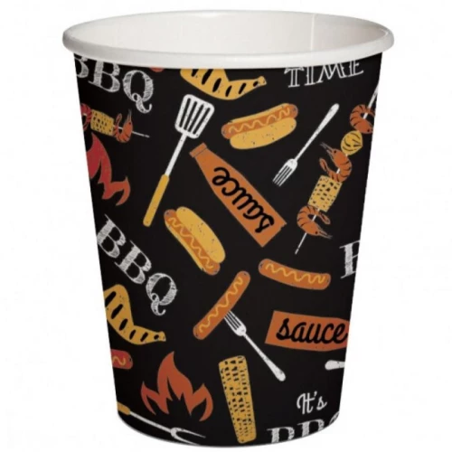 Disposable Cup BBQ Party (250 ml)